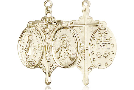 14kt Gold Novena Medal