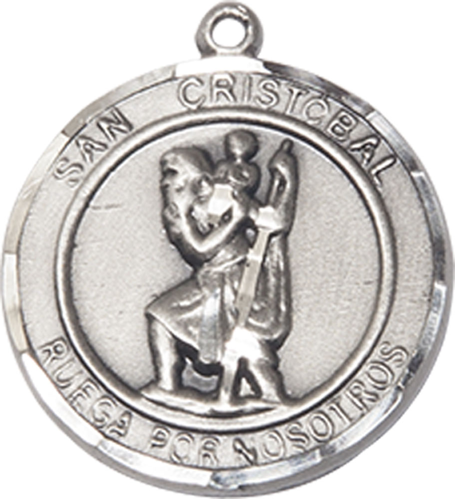 Sterling Silver San Cristobal Medal