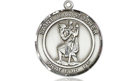 Sterling Silver Saint Christopher Medal