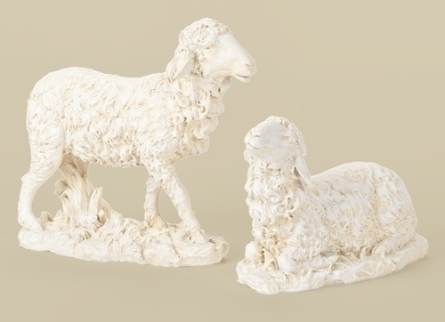 27&quot; Scale 2Pc St White Sheep - DISCONTINUED