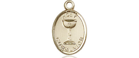 14kt Gold Holy Communion Medal