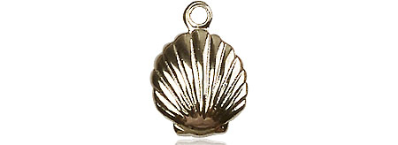 14kt Gold Shell Medal