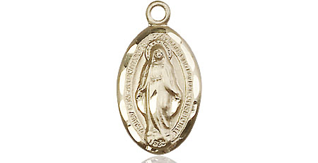 14kt Gold Miraculous Medal