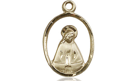 14kt Gold Madonna Medal