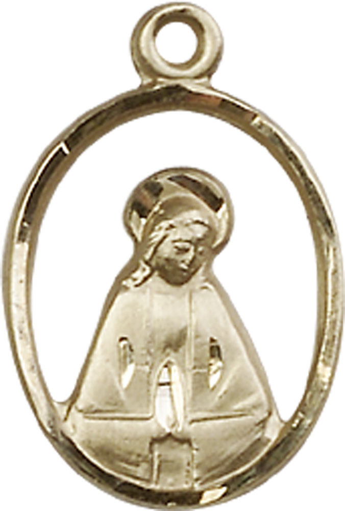 14kt Gold Madonna Medal