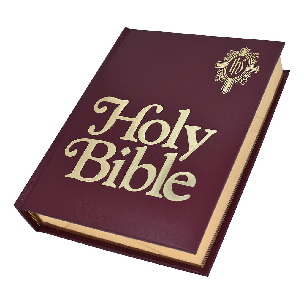 Nab Catholic Family Bible - Burgundy