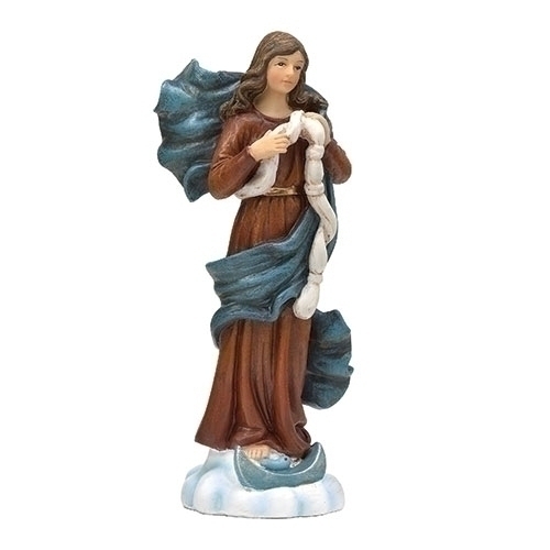 4.25&quot; Mary Undoer Of Knots Fig