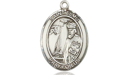 Sterling Silver Saint Elmo Medal