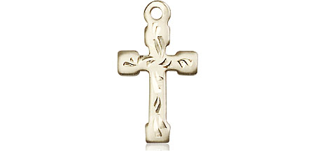 14kt Gold Cross Medal