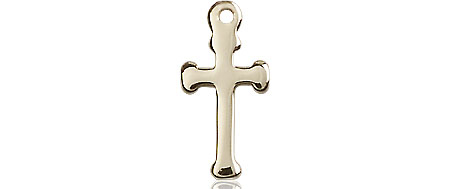 14kt Gold Cross Medal