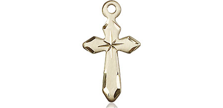 14kt Gold Cross Medal