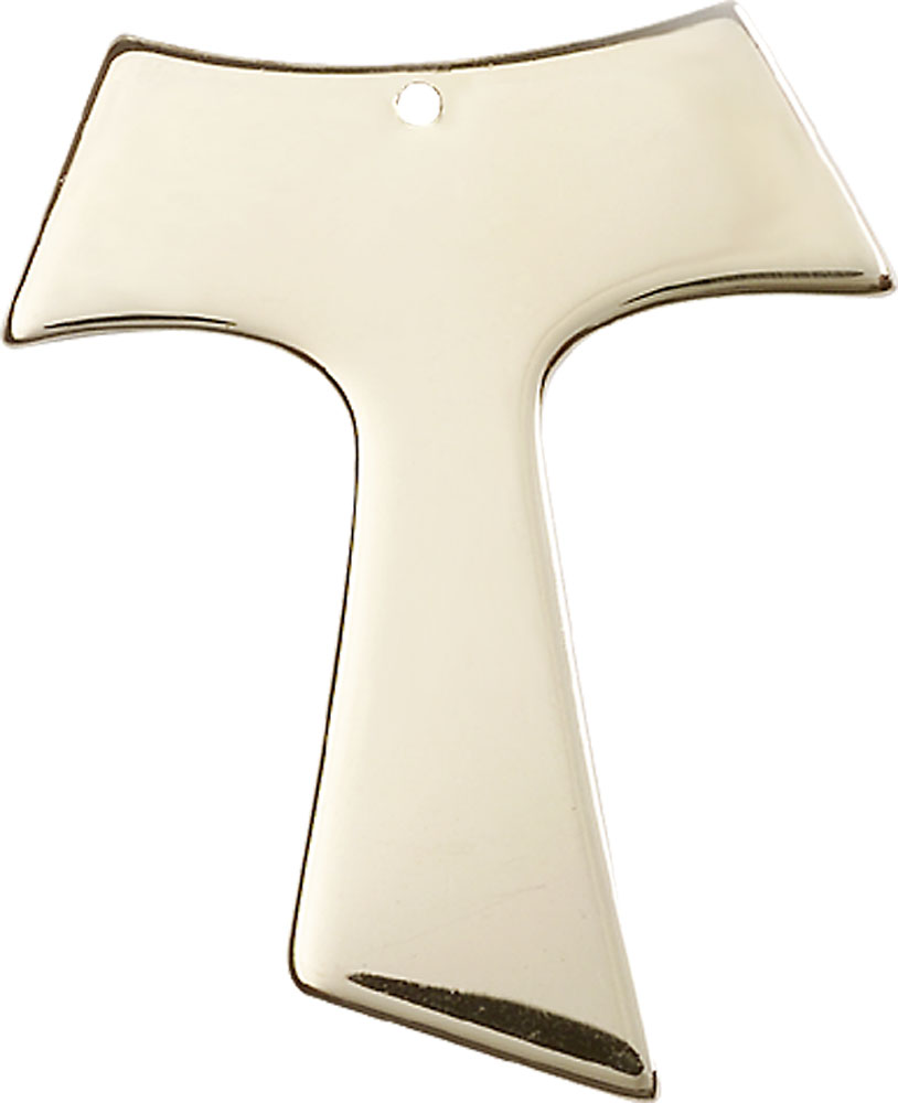 14kt Gold Tau Cross Medal