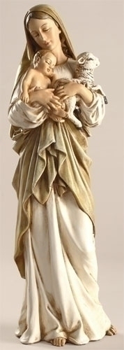 12&quot;Madonna &amp; Child W/Lamb Fig