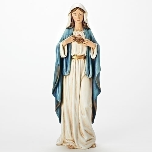 17.25"H Immaculate Heart Of
