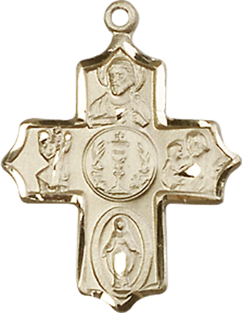 14kt Gold 4-Way Medal