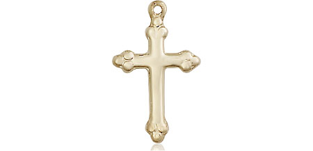 14kt Gold Cross Medal