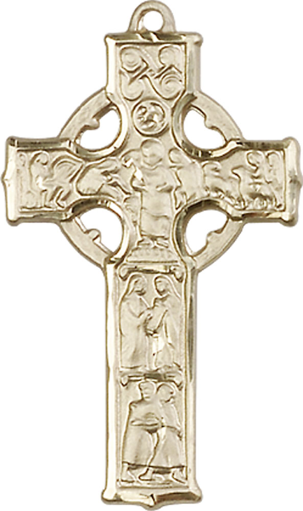 14kt Gold Celtic Cross Medal