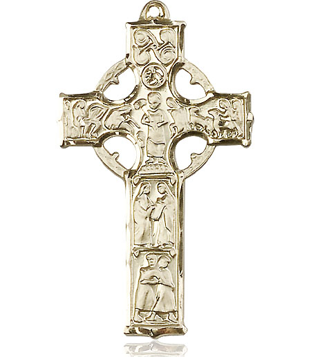 14kt Gold Celtic Cross Medal