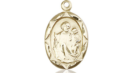 14kt Gold Filled Saint Joseph Medal