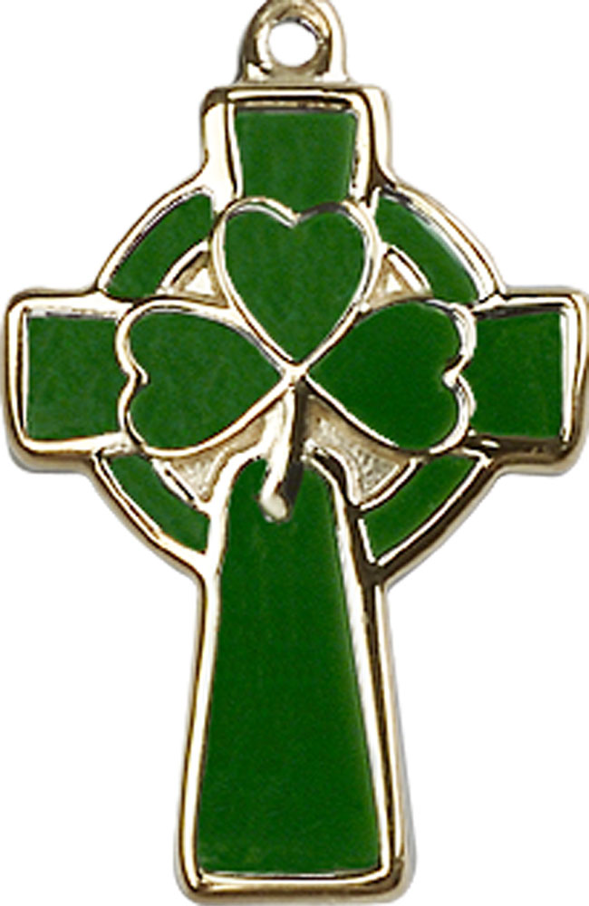 14kt Gold Celtic Cross Medal