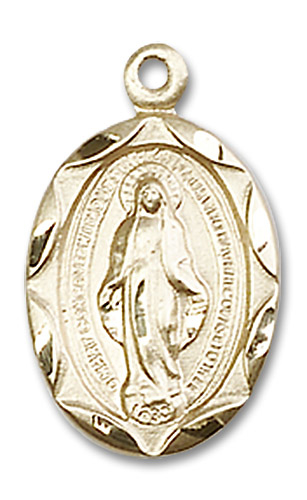 14kt Gold Filled Miraculous Medal