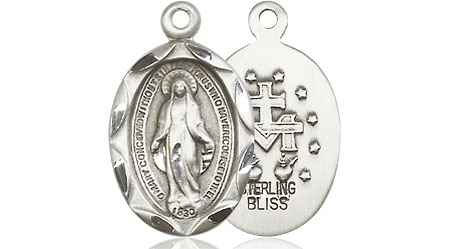 Sterling Silver Miraculous Medal - With Box