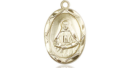 14kt Gold Filled Saint Frances Cabrini Medal