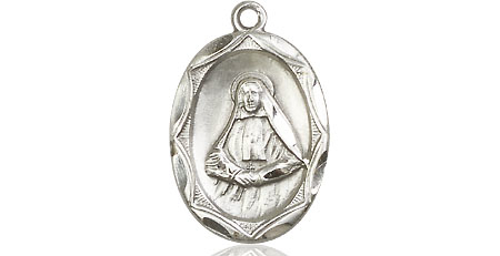 Sterling Silver Saint Frances Cabrini Medal