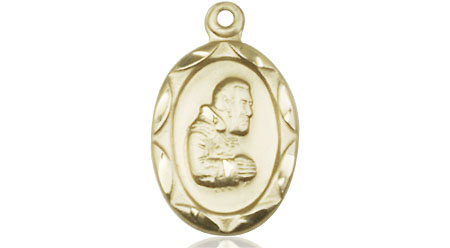 14kt Gold Filled Saint Pio of Pietrelcina Medal