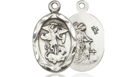 Sterling Silver Saint Michael the Archangel Medal