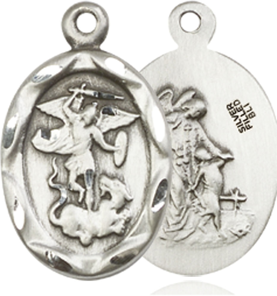 Sterling Silver Saint Michael the Archangel Medal