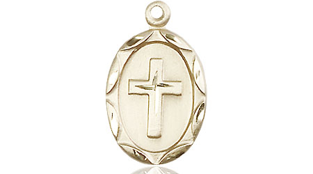 14kt Gold Filled Cross Medal