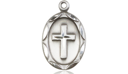 Sterling Silver Cross Medal