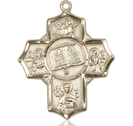 14kt Gold Apostle 5-Way Medal