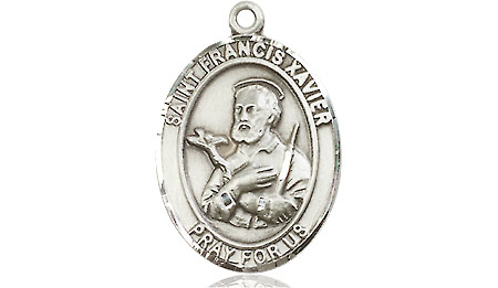 Sterling Silver Saint Francis Xavier Medal