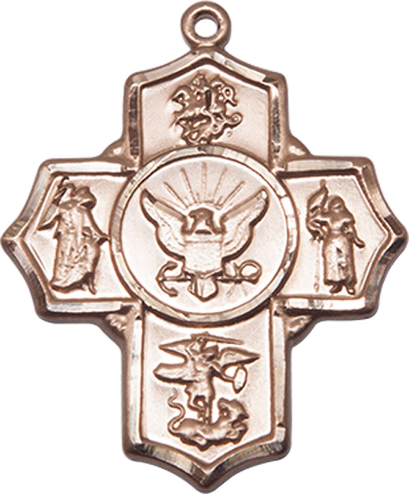14kt Gold 5-Way Navy Medal