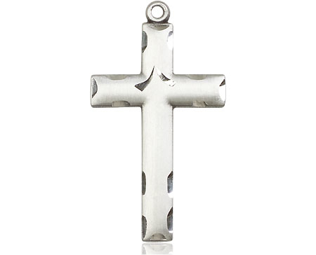 Sterling Silver Cross Medal - With Box