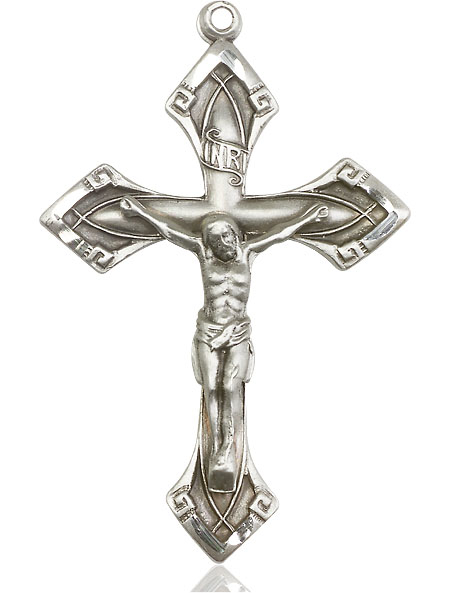 Sterling Silver Crucifix Medal