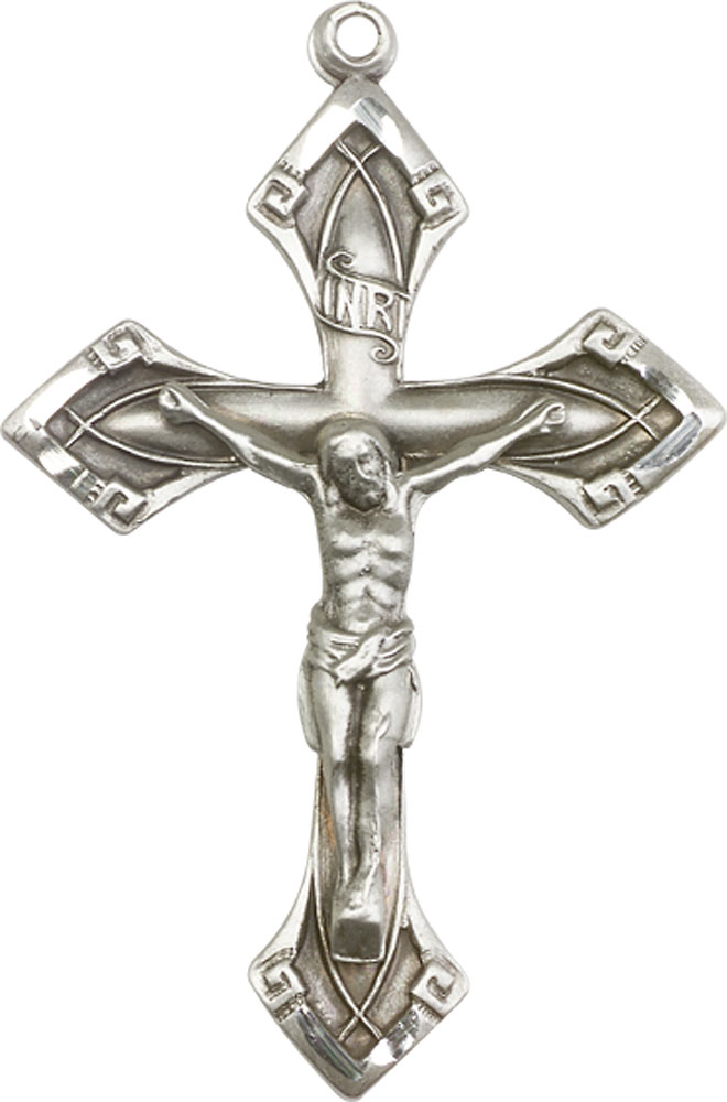 Sterling Silver Crucifix Medal