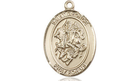 14kt Gold Filled Saint George Medal