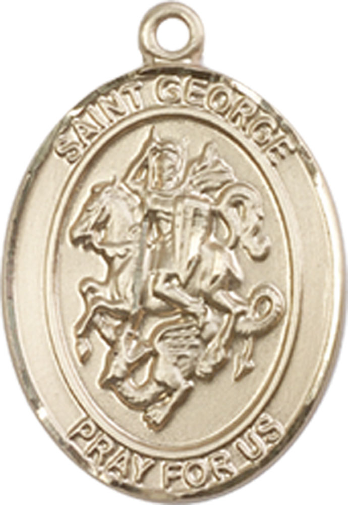 14kt Gold Filled Saint George Medal