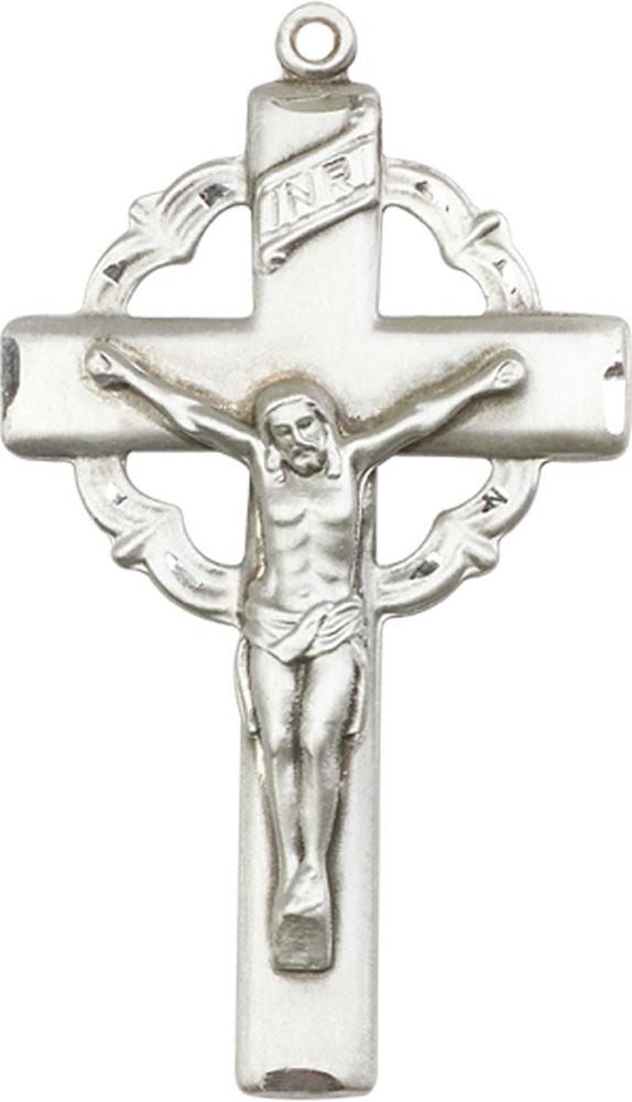 Sterling Silver Crucifix Medal