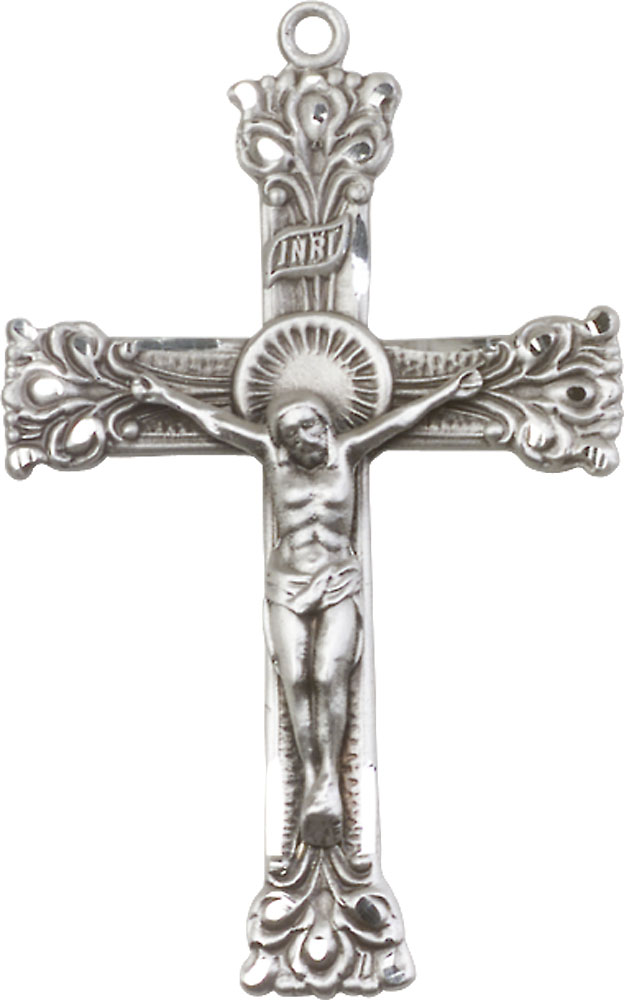 Sterling Silver Crucifix Medal