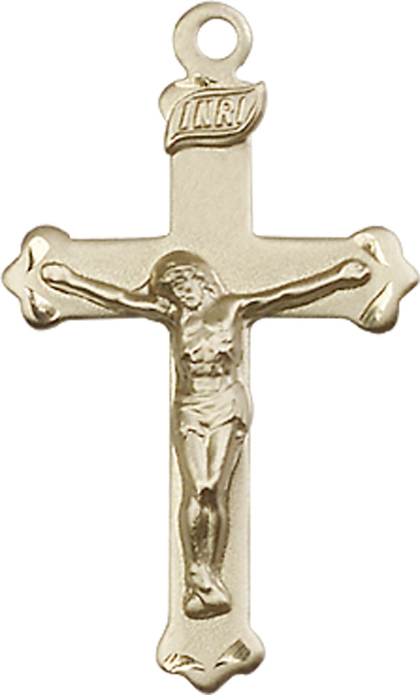 14kt Gold Filled Crucifix Medal