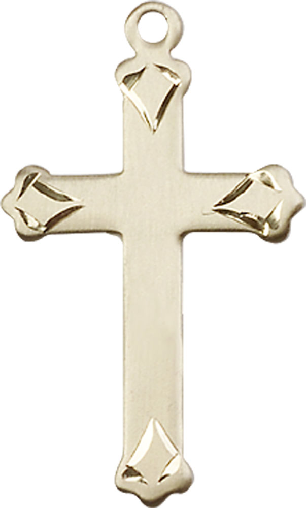 14kt Gold Filled Cross Medal
