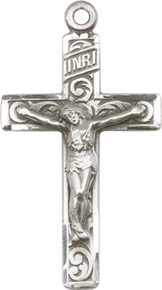 Sterling Silver Crucifix Medal