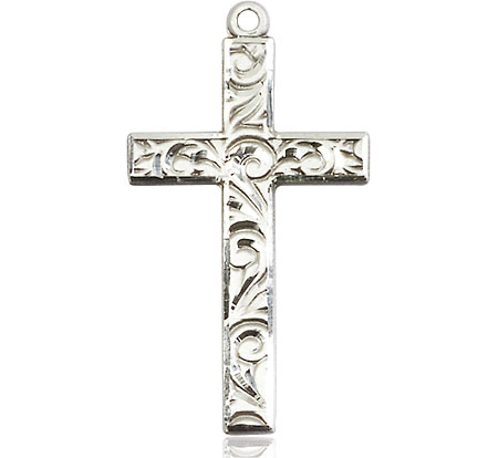 Sterling Silver Cross Medal