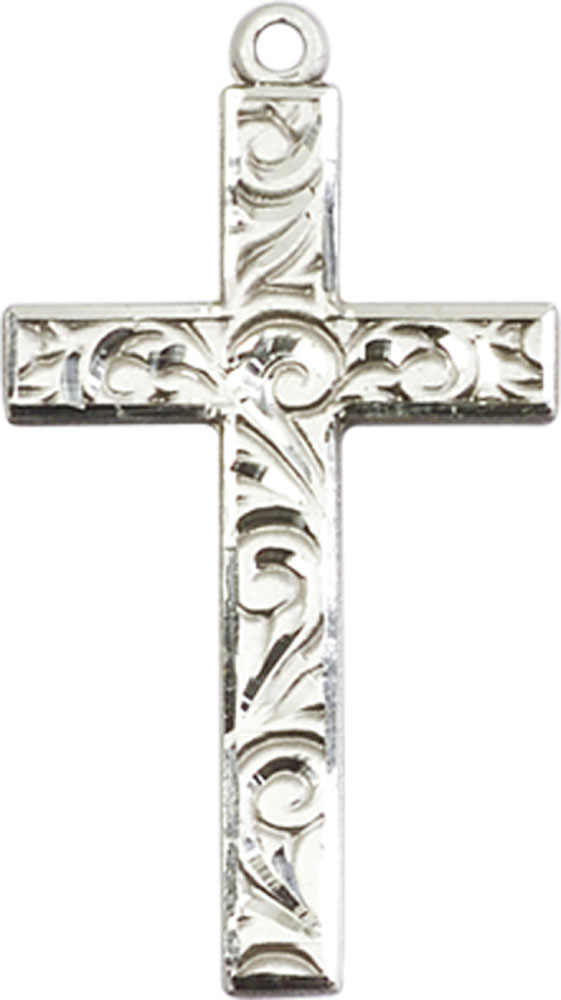 Sterling Silver Cross Medal
