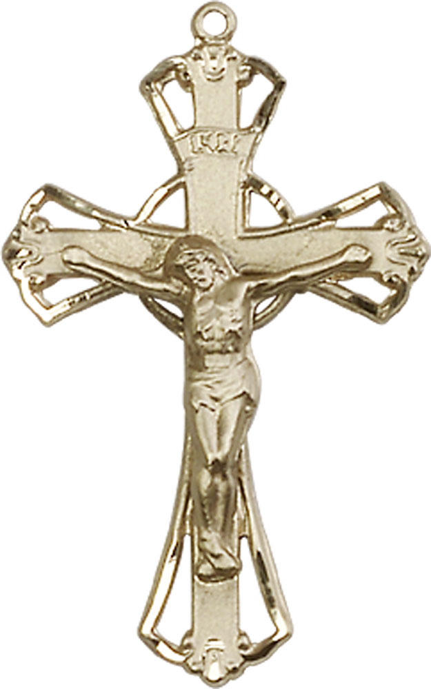 14kt Gold Filled Crucifix Medal