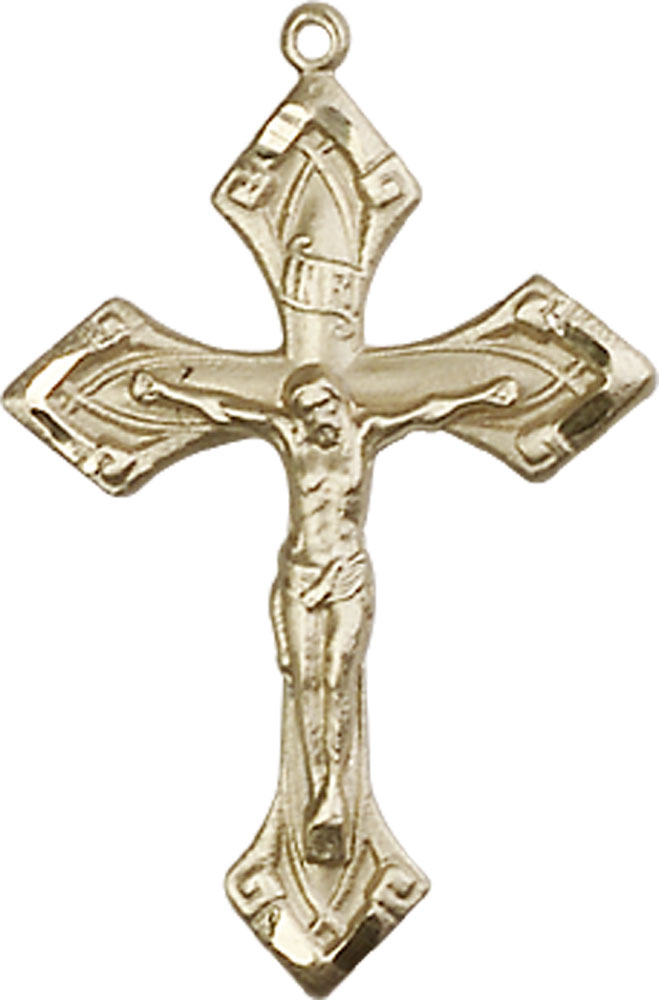 14kt Gold Filled Crucifix Medal
